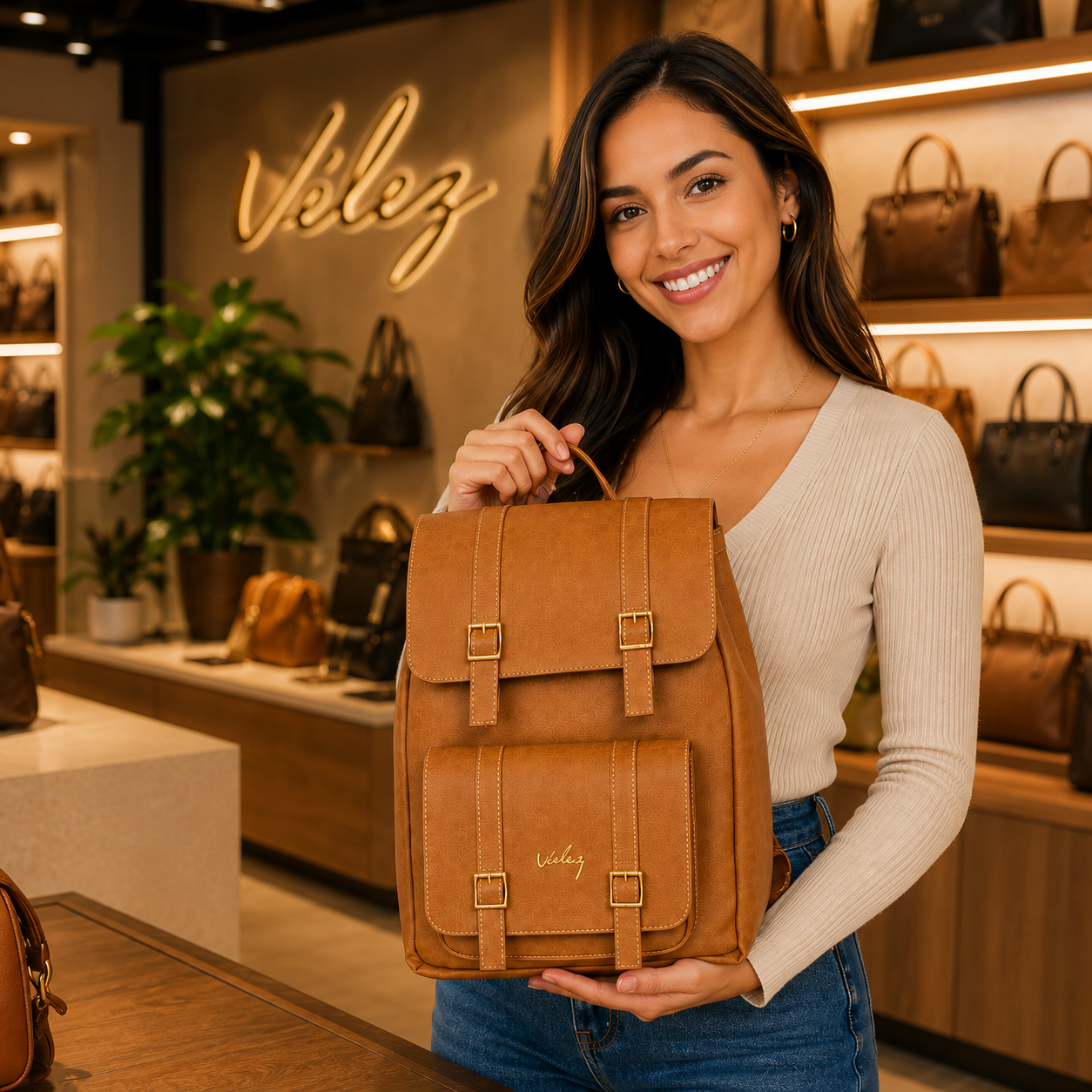 Bolso Carriel Vélez de Cuero Legítimo - Lanzamiento Exclusivo Con 80% de Descuento 🎁